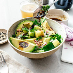 Chinese Cucumber Avocado Salad