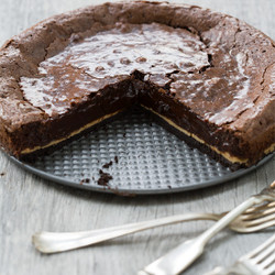 Chocolate Peanut Butter Chess Pie