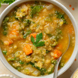 High Protein Lentil Soup