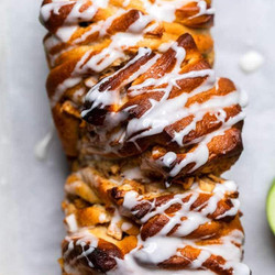 Vegan Apple Pull Apart Bread