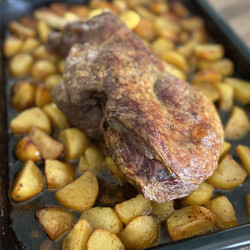 Greek Roast Lamb And Potatoes
