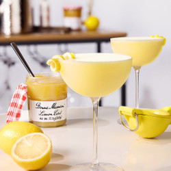 Lemon Curd Fizz Cocktail drinks