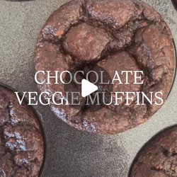 Chocolate Veggie Muffins