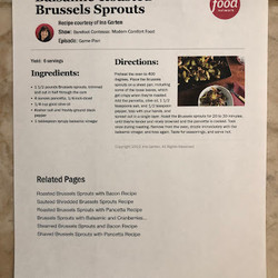 Brussels Sprouts Balsamic Roasted