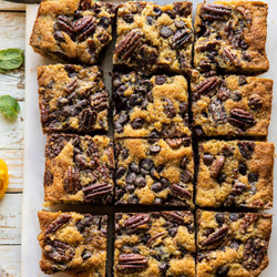 Kentucky Derby Pie Chocolate Chip Cookie Bars