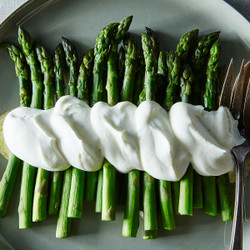 Alice B. Toklas' Asparagus In Salt &amp; Pepper Whipped Cream