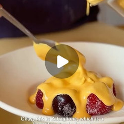 Light Sabayon With Vin Santo And Berries