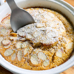 Almond Croissant Baked Oats