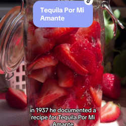 Tequila Por Mi Amante (strawberry Infused Tequila)