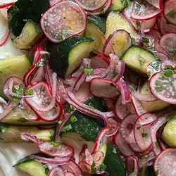 Cucumber Radish Salad