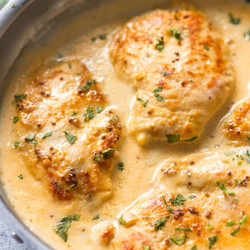 Creamy Honey Mustard Chicken Recipe