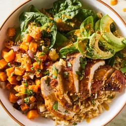 Buddha Bowl With Peanut Sauce