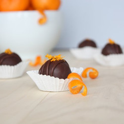 Mandarin Chocolate Truffles