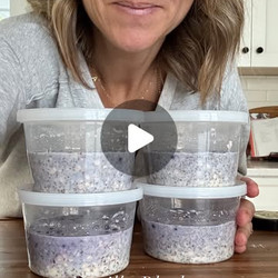 Vanilla Blueberry Overnight Oats