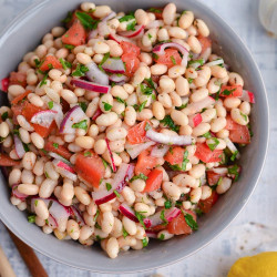 Navy Bean Salad (piyaz)