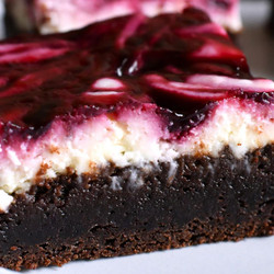 Blackberry Cheesecake Brownies
