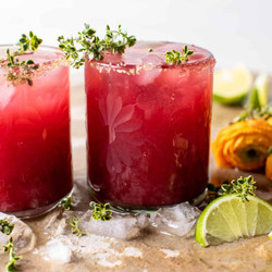 Orange Hibiscus Mai Tai