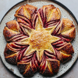 Cardamom Raspberry Star Bread