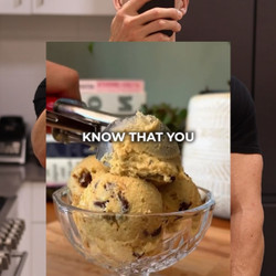 Edible High Protein Cookie Dough