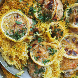 One-pan Chicken &amp; Rice With Turmeric &amp; Lemon