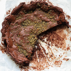 Orange Rosemary Chocolate Cake