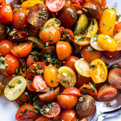 Irresistible Balsamic Tomato Salad Recipe
