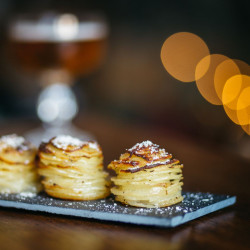 Cheesy Muffin Tin Potato Stacks Recipe