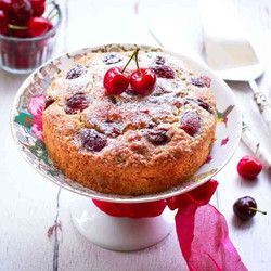 Fresh Cherry Cake