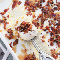 No Churn Maple Bacon Ice Cream Recipe