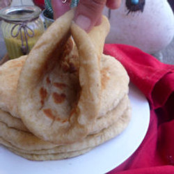 Soft Sourdough Gyro Pita Bread