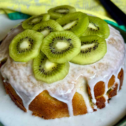 Easy Kiwi Blender Cake