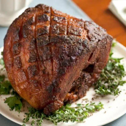 Toasted Spiced Ham Drizzled In Honey