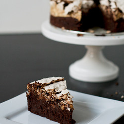 Chocolate &amp; Hazelnut Meringue Cake