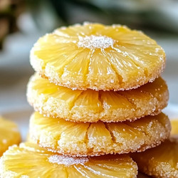 Pineapple Upside Sugar Cookies