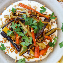 Honey Roasted Carrots With Whipped Ricotta