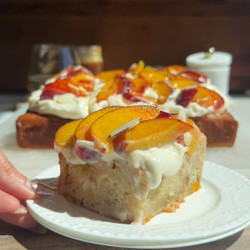 Peach Ricotta Cake