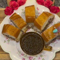 Slow Cooker French Dip Sandwiches