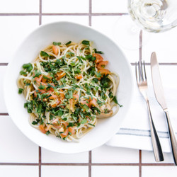 Sotto Sopra’s Spaghetti With Mussels