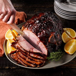 Honey Brown Sugar Glazed Ham