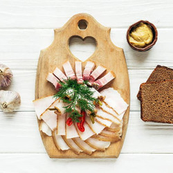 Best Ukrainian Salo Food (cured Pork Fat)