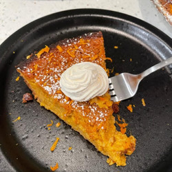 Pumpkin Pudding Pie W/ Orange Zest &amp; Cardamom Whipped Cream