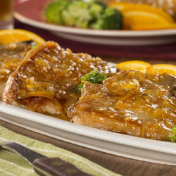 Marmalade Dijon Pork Chops