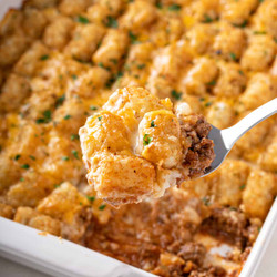 Cheeseburger Tater Tot Casserole
