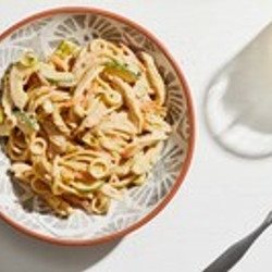 Cold Sesame Noodles With Shredded Chicken