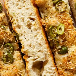 No-knead Olive Focaccia Bread