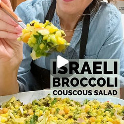 Israeli Broccoli Couscous Salad