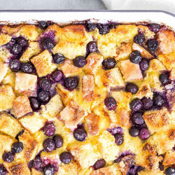 Baked Blueberry French Toast Casserole