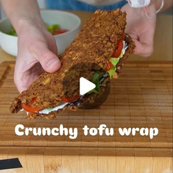 Crispy Tofu Wrap