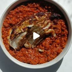 Lentil Curry With Honey &amp; Mustard Roasted Cabbage