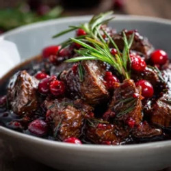 Fall-apart Balsamic Beef With Cranberry Glaze